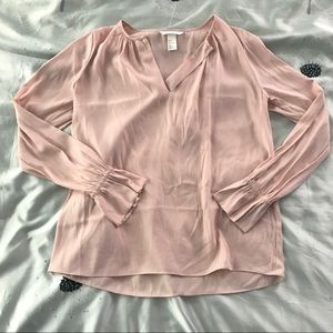 H&M Blush Pink Blouse